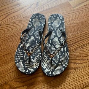 Like new Tory Burch flip flops